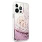 GUHCP13LLG4GPI Guess TPU Big 4G Liquid Glitter Pink Case for iPhone 13 Pro Transparent цена и информация | Telefoni kaaned, ümbrised | kaup24.ee