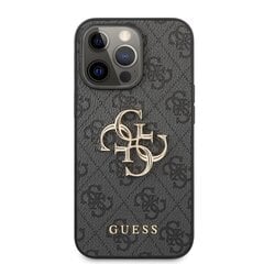 GUHCP13L4GMGGR Guess PU 4G Metal Logo Case for iPhone 13 Pro Grey hind ja info | Telefoni kaaned, ümbrised | kaup24.ee