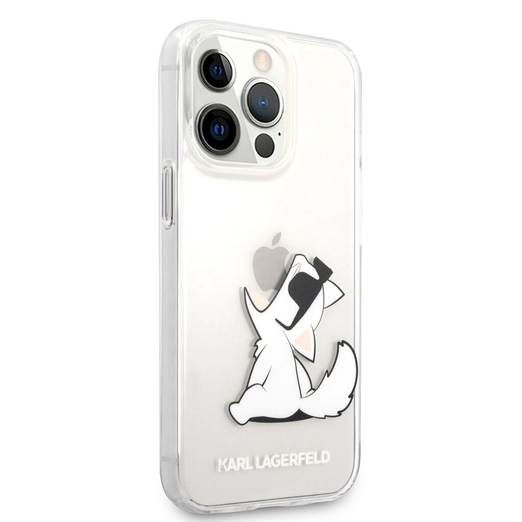 KLHCP13LCFNRC Karl Lagerfeld PC/TPU Choupette Eat Case for iPhone 13 Pro Transparent hind ja info | Telefoni kaaned, ümbrised | kaup24.ee