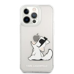 Чехол для телефона KLHCP13LCFNRC Karl Lagerfeld PC/TPU Choupette Eat Case for iPhone 13 Pro Transparent цена и информация | Чехлы для телефонов | kaup24.ee