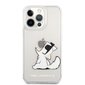 KLHCP13LCFNRC Karl Lagerfeld PC/TPU Choupette Eat Case for iPhone 13 Pro Transparent hind ja info | Telefoni kaaned, ümbrised | kaup24.ee