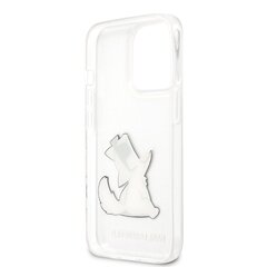 Чехол для телефона KLHCP13XCFNRC Karl Lagerfeld PC/TPU Choupette Eat Case for iPhone 13 Pro Max Transparent цена и информация | Чехлы для телефонов | kaup24.ee