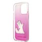 KLHCP13XCFNRCPI Karl Lagerfeld PC/TPU Choupette Eat Case for iPhone 13 Pro Max Pink hind ja info | Telefoni kaaned, ümbrised | kaup24.ee