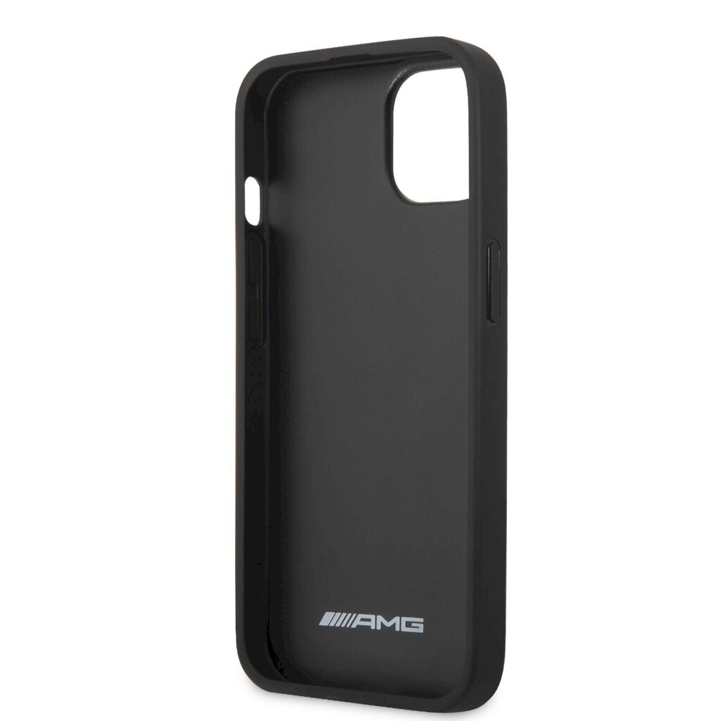 AMHCP13MDEBK AMG PU Carbon Effect Hard Case for iPhone 13 Black hind ja info | Telefoni kaaned, ümbrised | kaup24.ee