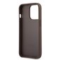 GUHCP13L4GDBR Guess PU 4G Printed Stripe Case for iPhone 13 Pro Brown hind ja info | Telefoni kaaned, ümbrised | kaup24.ee