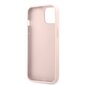 GUHCP13S4GDPI Guess PU 4G Printed Stripe Case for iPhone 13 Mini Pink hind ja info | Telefoni kaaned, ümbrised | kaup24.ee