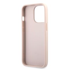 GUHCP13L4GDPI Guess PU 4G Printed Stripe Case for iPhone 13 Pro Pink цена и информация | Чехлы для телефонов | kaup24.ee