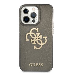 Чехол для телефона GUHCP13LPCUGL4GBK Guess TPU Big 4G Full Glitter Case for iPhone 13 Pro Black цена и информация | Чехлы для телефонов | kaup24.ee