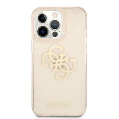 GUHCP13LPCUGL4GGO Guess TPU Big 4G Full Glitter Case for iPhone 13 Pro Gold hind ja info | Telefoni kaaned, ümbrised | kaup24.ee