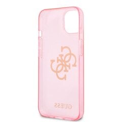 Чехол GUHCP13SPCUGL4GPI Guess TPU Big 4G Full Glitter Case for iPhone 13 Mini Pink цена и информация | Чехлы для телефонов | kaup24.ee