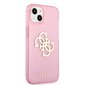 GUHCP13SPCUGL4GPI Guess TPU Big 4G Full Glitter Case for iPhone 13 Mini Pink hind ja info | Telefoni kaaned, ümbrised | kaup24.ee