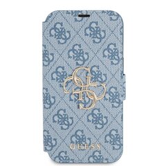 Чехол GUBKP13L4GMGBL Guess PU 4G Metal Logo Book Case for iPhone 13 Pro Blue цена и информация | Чехлы для телефонов | kaup24.ee