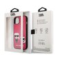 KLHCP13MPCUSKCP Karl Lagerfeld and Choupette PU Leather Case for iPhone 13 Fuchsia hind ja info | Telefoni kaaned, ümbrised | kaup24.ee