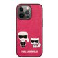 KLHCP13XPCUSKCP Karl Lagerfeld and Choupette PU Leather Case for iPhone 13 Pro Max Fuchsia hind ja info | Telefoni kaaned, ümbrised | kaup24.ee