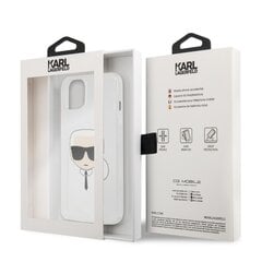 KLHCP13SKHTUGLS Karl Lagerfeld TPU Full Glitter Karl Head Case for iPhone 13 mini Silver hind ja info | Telefoni kaaned, ümbrised | kaup24.ee