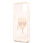 KLHCP13SKHTUGLGO Karl Lagerfeld TPU Full Glitter Karl Head Case for iPhone 13 mini Gold цена и информация | Telefoni kaaned, ümbrised | kaup24.ee