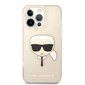 KLHCP13LKHTUGLGO Karl Lagerfeld TPU Full Glitter Karl Head Case for iPhone 13 Pro Gold цена и информация | Telefoni kaaned, ümbrised | kaup24.ee