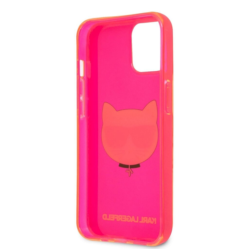 KLHCP13SCHTRP Karl Lagerfeld TPU Choupette Head Case for iPhone 13 mini Fluo Pink цена и информация | Telefoni kaaned, ümbrised | kaup24.ee