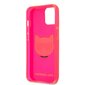 KLHCP13SCHTRP Karl Lagerfeld TPU Choupette Head Case for iPhone 13 mini Fluo Pink hind ja info | Telefoni kaaned, ümbrised | kaup24.ee