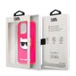 KLHCP13LCHTRP Karl Lagerfeld TPU Choupette Head Case for iPhone 13 Pro Fluo Pink hind ja info | Telefoni kaaned, ümbrised | kaup24.ee