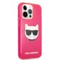 KLHCP13LCHTRP Karl Lagerfeld TPU Choupette Head Case for iPhone 13 Pro Fluo Pink hind ja info | Telefoni kaaned, ümbrised | kaup24.ee