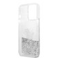 KLHCP13LGCFS Karl Lagerfeld Liquid Glitter Choupette Eat Case for iPhone 13 Pro Silver hind ja info | Telefoni kaaned, ümbrised | kaup24.ee