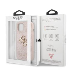 GUHCP13M4GMGPI Guess PU 4G Metal Logo Case for iPhone 13 Pink hind ja info | Telefoni kaaned, ümbrised | kaup24.ee