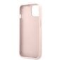 GUHCP13M4GMGPI Guess PU 4G Metal Logo Case for iPhone 13 Pink hind ja info | Telefoni kaaned, ümbrised | kaup24.ee