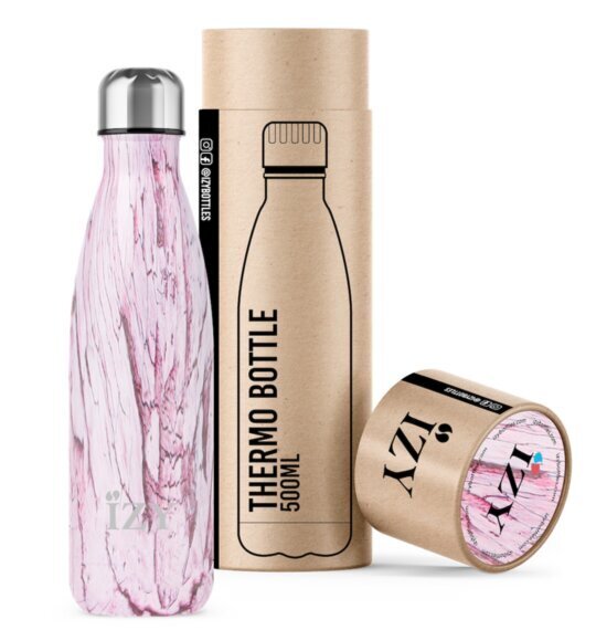 Termospudel Izy Bottle, 500ml, Design Pink цена и информация | Termosed, termostassid | kaup24.ee