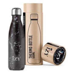 Termospudel Izy Bottle, 500ml, Marble Black hind ja info | Termosed, termostassid | kaup24.ee