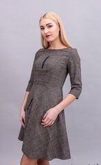 Naiste soe kleit, pruun цена и информация | Платья | kaup24.ee