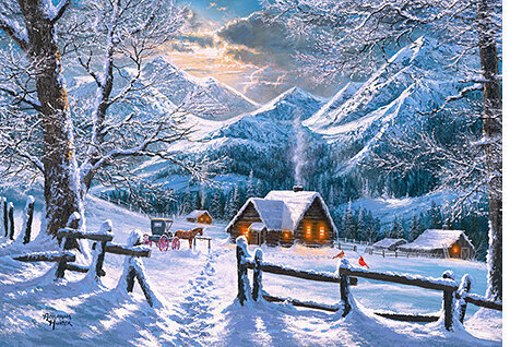 Pusle Castorland Puzzle Snowy Morning, 1500-osaline hind ja info | Pusled | kaup24.ee