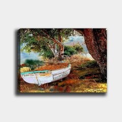 Репродукция Старая лодка в лесу цена и информация | Картины, живопись | kaup24.ee