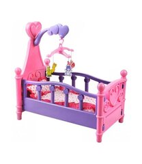 Кроватка для куклы с подвесными игрушками цена и информация | Игрушки для девочек | kaup24.ee