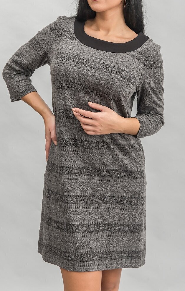 Naiste sirge lõikega kleit, hall hind ja info | Kleidid | kaup24.ee