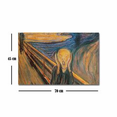 Репродукция Крик (Edvard Munch) цена и информация | Настенные деревянные декорации | kaup24.ee