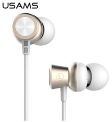 Usams EP-12 Универсальные In-Ear Аудио и Звонков Наушники 3.5mm с Микрофоном и Пультом Черный цена и информация | Наушники | kaup24.ee