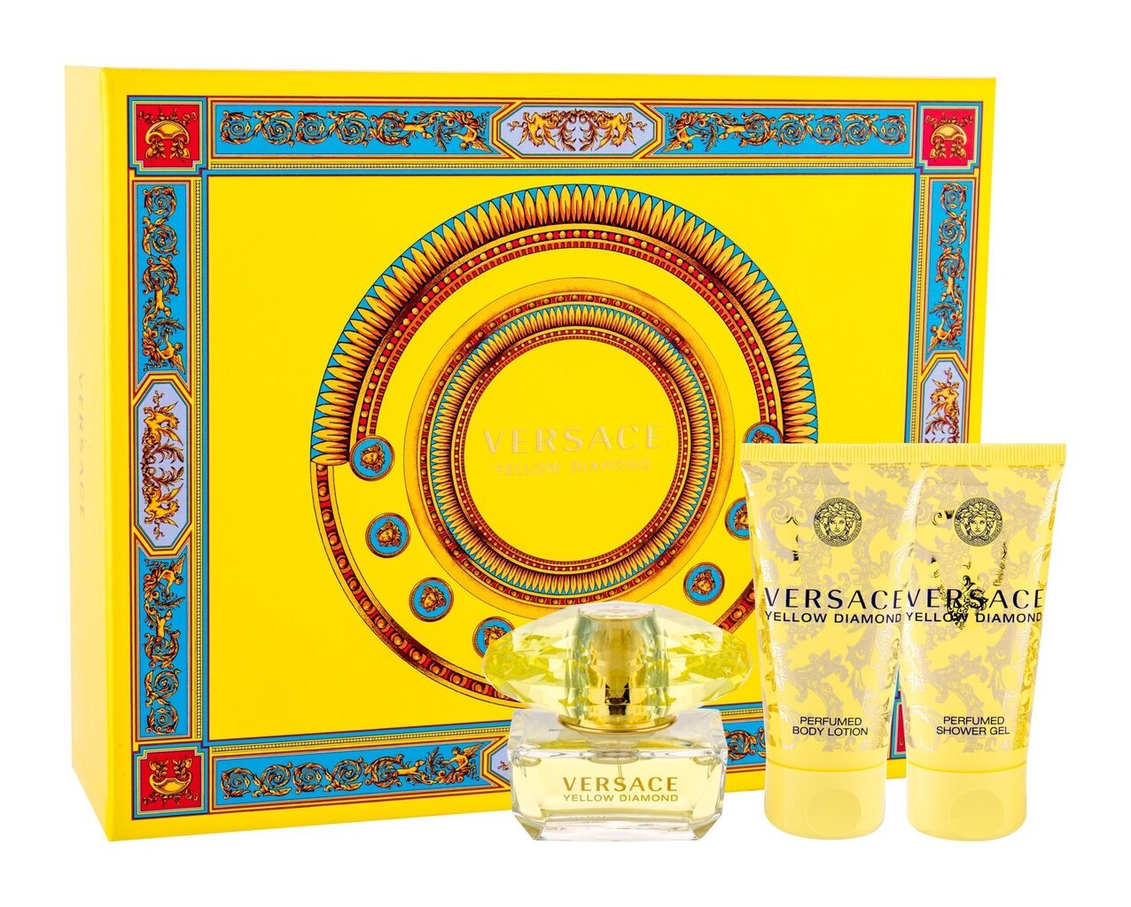 Versace Yellow Diamond EDT kinkekomplekt naistele 50 ml hind ja info | Naiste parfüümid | kaup24.ee