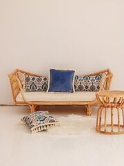 Сапфировая синяя мягкая бархатная подушка цена и информация | Подушки | kaup24.ee