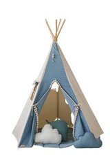 Палатка типи и игровой коврик, разноцветные цена и информация | Детские игровые домики | kaup24.ee