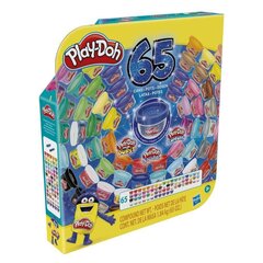 Пластилин Play-Doh 65 баночек. 60 разных цветов , 1,84 кг - (burst, sparcle, confetti) - F1528 Hasbro цена и информация | Развивающие игрушки и игры | kaup24.ee