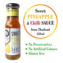 Magus ananassi & tšillikaste, Sweet Pineapple & Chilli sauce, Thai Dancer, 150ml hind ja info | Kastmed | kaup24.ee