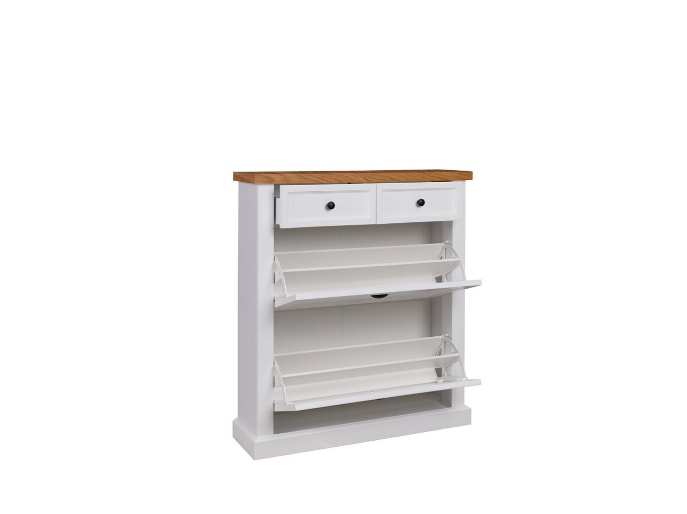 Kingakapp ADRK Furniture GAL PO1, valge/pruun цена и информация | Jalatsikapid, jalatsiriiulid | kaup24.ee