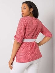 красная блузка больших размеров с аппликацией billi цена и информация | Женские блузки, рубашки | kaup24.ee