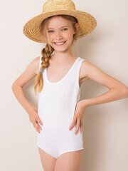 белое хлопковое боди для девочки цена и информация | Рубашки для девочек | kaup24.ee