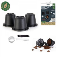 Cook Concept korduvkasutatavad kohvikapslid, sobivad Nespresso kohvimasinatele, 3 tk. hind ja info | Kohvimasinate lisatarvikud | kaup24.ee