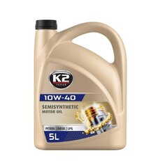 K2 Semisynthetic 10W-40 универсальное масло полусинтетическое, 5 л цена и информация | Моторные масла | kaup24.ee