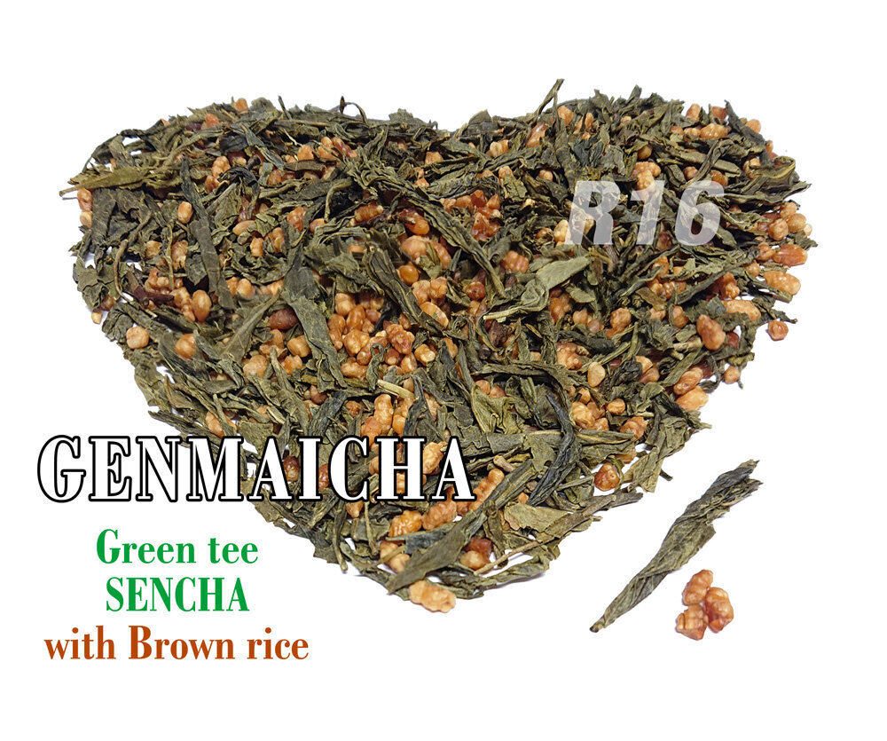 GEMAICHA - Roheline tee Sencha, koos röstitud riisiga, 100 g цена и информация | Tee | kaup24.ee