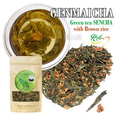 GEMAICHA - Roheline tee Sencha, koos röstitud riisiga, 100 g hind ja info | Tee | kaup24.ee