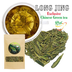 Eksklusiivne Hiina roheline tee Long Jing, 100 g hind ja info | Tee | kaup24.ee